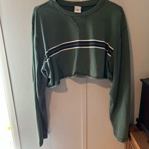 Cropped old navy long sleeve shirt